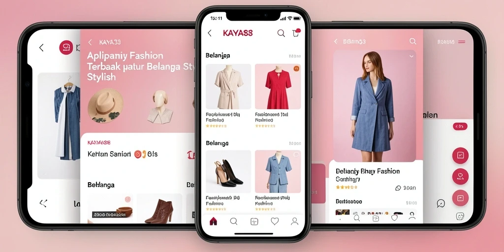 Tampilan antarmuka KAYA33 yang modern dan menarik untuk belanja Fashion.