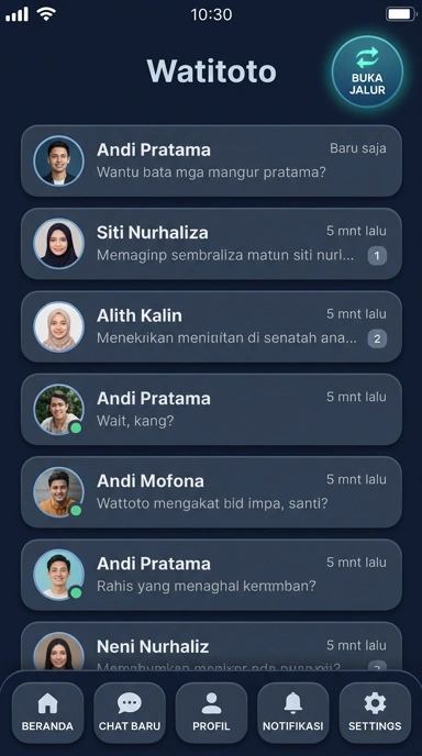 Halaman Link Alternatif untuk Akses watitoto